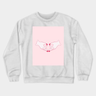 Feminist Gang Sign Crewneck Sweatshirt